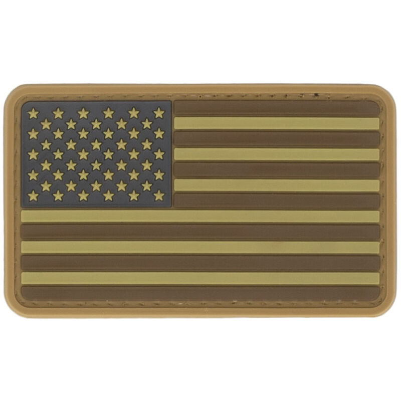 US Flag Patch Desert | Velcro, 2" x 3.25", , large image number 0
